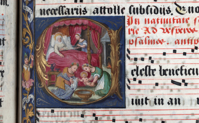 Antiphonaire à l'usage de l'abbaye Sainte-Rictrude de Marchiennes - Nativité de la Vierge