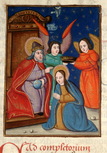 Heures - Couronnement de la Vierge_0