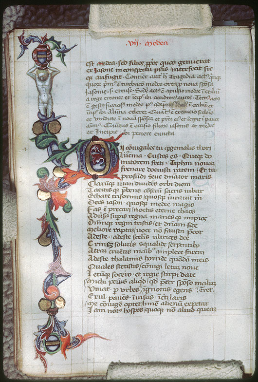 Tragoediae - Page décorée