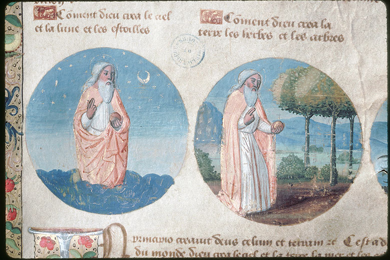 Chronique universelle - Création du ciel, de la lune et des étoiles_1