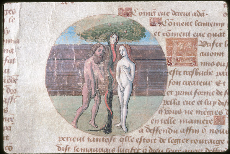 Chronique universelle - Chute d'Adam et Eve