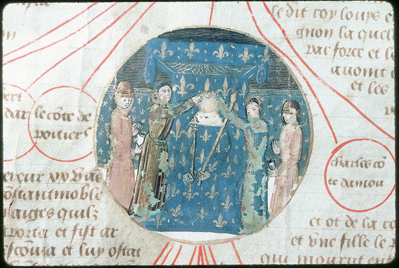 Chronique universelle - Couronnement de Louis VII