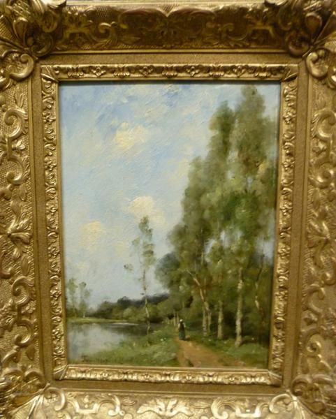 PAYSAGE ; DIT AUTREFOIS BORDS DE LA SEINE_0