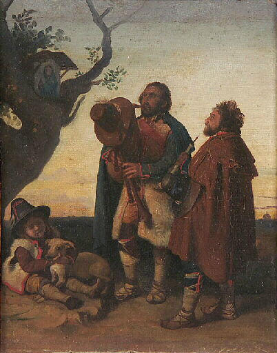 Pifferari ; Paysans dans la campagne de Rome (autre titre)_0