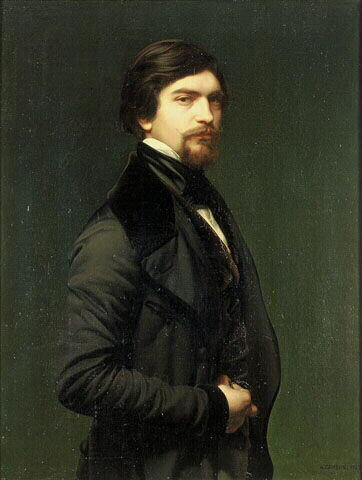 Portrait de l'artiste, Armand Cambon, 1849