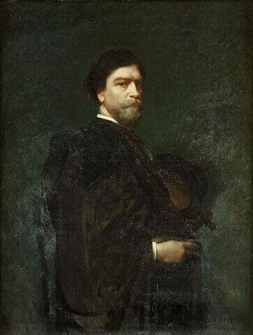 Portrait de l'artiste, Armand Cambon