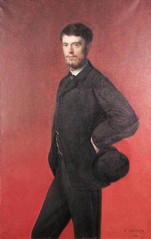 Portrait de jeune homme, Armand Cambon, 1884