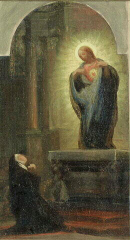 Vision de Marguerite-Marie, soeur de la Visitation_0