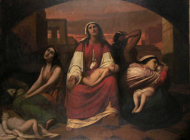 Rachel ; Les femmes de Juda pleurant leurs enfants massacrés (ancien titre)_0