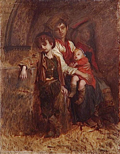 FAMILLE PAYSANNE, Ernest Hébert, 1890