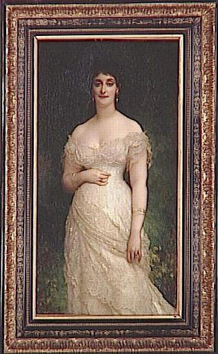 PORTRAIT DE MME HOLLANDER NEE VICTORINE WERTHEIM, Ernest Hébert, 1877