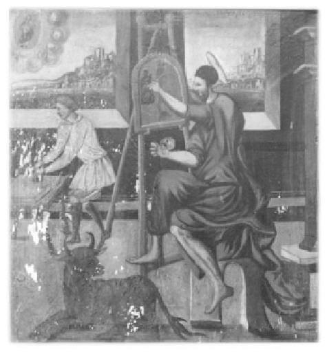 Saint Luc peignant la Vierge_0
