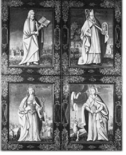 Offrande de Joachim, Mariage de la Vierge, Annonciation aux bergers, présentation de la Vierge au temple_0