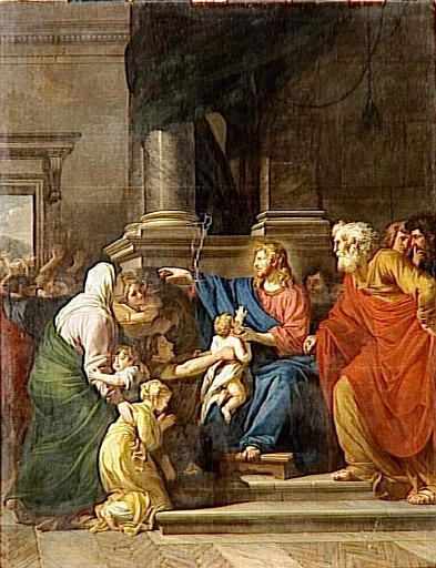 JESUS APPELANT A LUI LES PETITS ENFANTS_0
