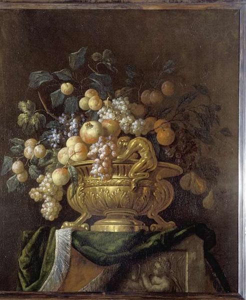 NATURE MORTE AVEC VASE AUX GRENADES_0