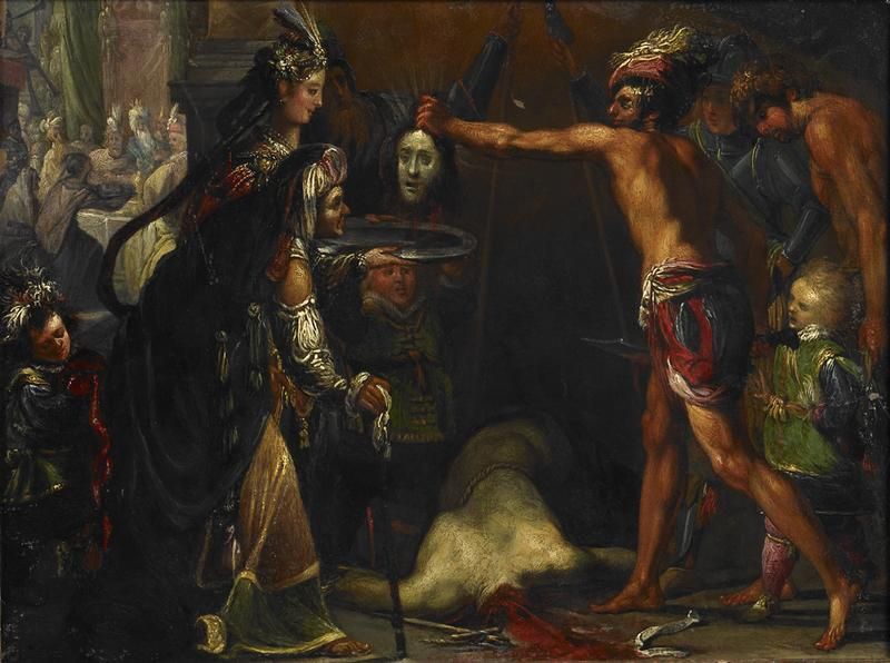 SALOME RECEVANT LA TETE DU BAPTISTE (TITRE MODERNE) ; DECOLLATION DE SAINT JEAN BAPTISTE (TITRE ANCIEN)_0