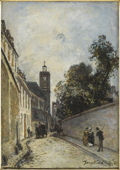 LA RUE DE L'ABBE-DE-L'EPEE ET L'EGLISE SAINT-JACQUES-DU-HAUT-PAS A PARIS_0