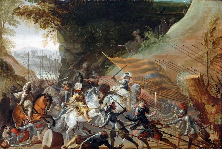 Henri IV chargeant à la tête de sa cavalerie_0