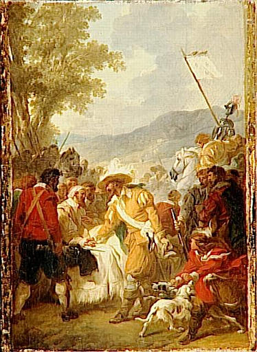 Henri IV rencontrant Sully blessé_0