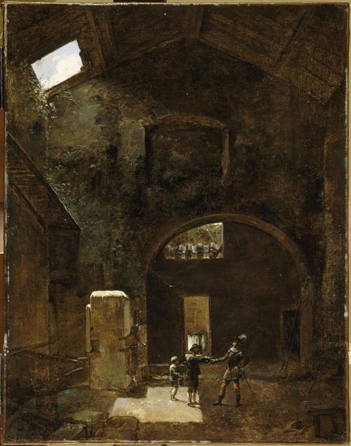 Henri IV égaré entre dans une forge et reçoit à boire du forgeron_0