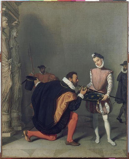 Don Pedro de Tolède baisant l'épée d'Henri IV_0