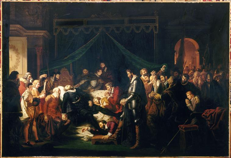 Henri IV sur son lit de mort_0