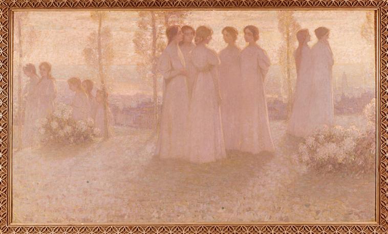 LE DIMANCHE, Henri Eugène Le Sidaner, 1896