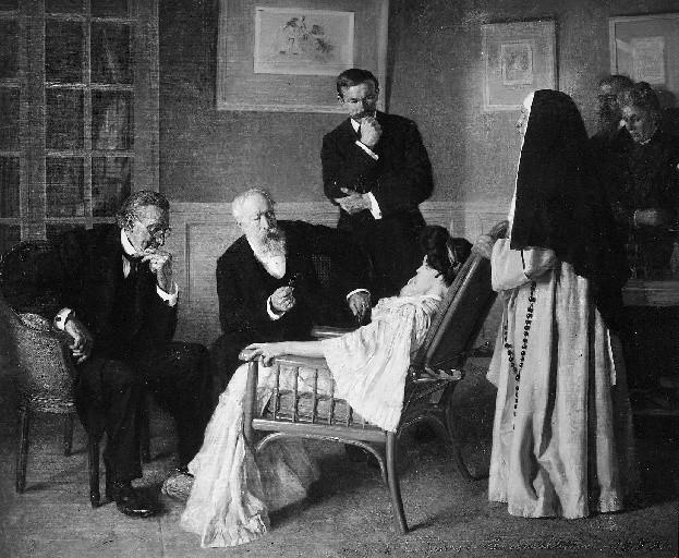 LA CONSULTATION, Lucien Jonas, 1er quart 20e siècle