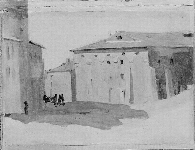 A MARINO PRES DE ROME, Camille Jean-Baptiste Corot, 1826