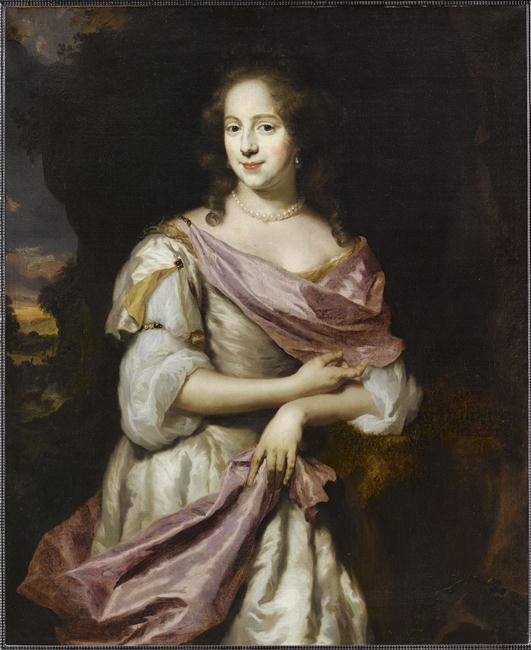 PORTRAIT D'UNE JEUNE FEMME, Nicolaes Maes, 1676 vers