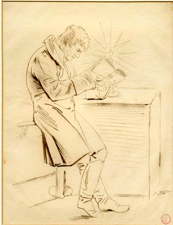 LA LECTURE, Gabriel Christophe Guerin, 1846 avant