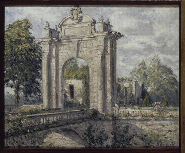 La porte monumentale de la cour d'honneur du château de Blérancourt_0