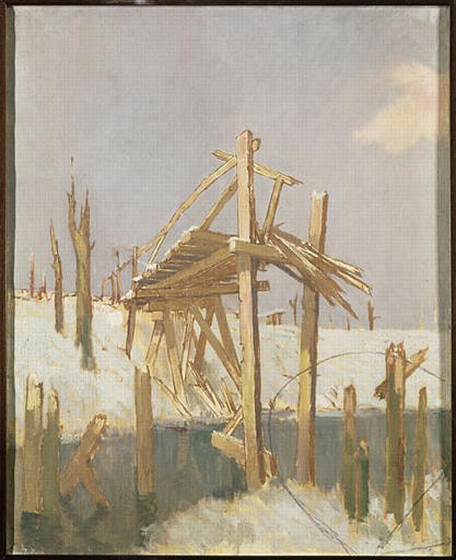 Le pont rompu, Espérance Léon Broquet, 1er quart 20e siècle