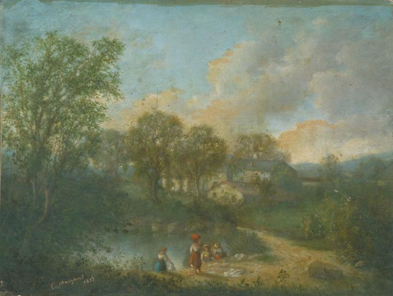 PAYSAGE, Lucien Mengaud, 1873