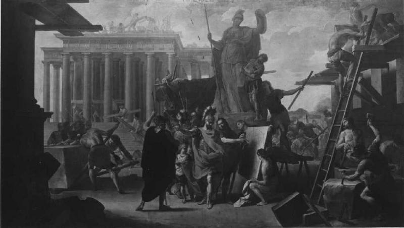 FONDATION DE LA VILLE D'ANCYRE PAR LES TECTOSAGES, Antoine Rivalz, 1723