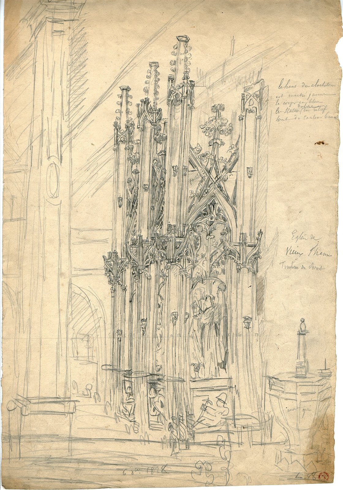 VUE D'ALSACE : EGLISE DE VIEUX THANN_0