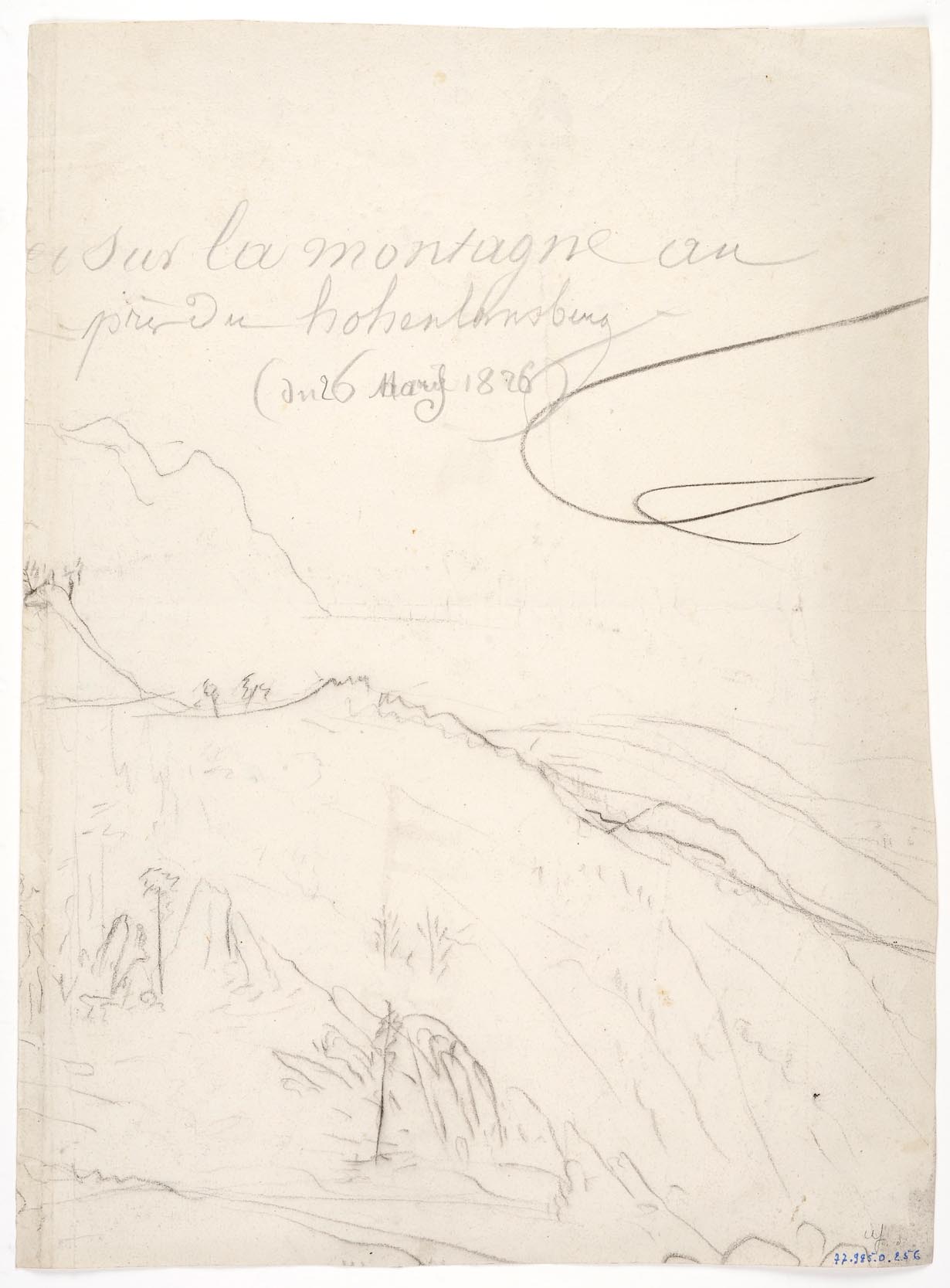 VUES D'ALSACE : LE CHATEAU DE HOHENLANSBERG_1