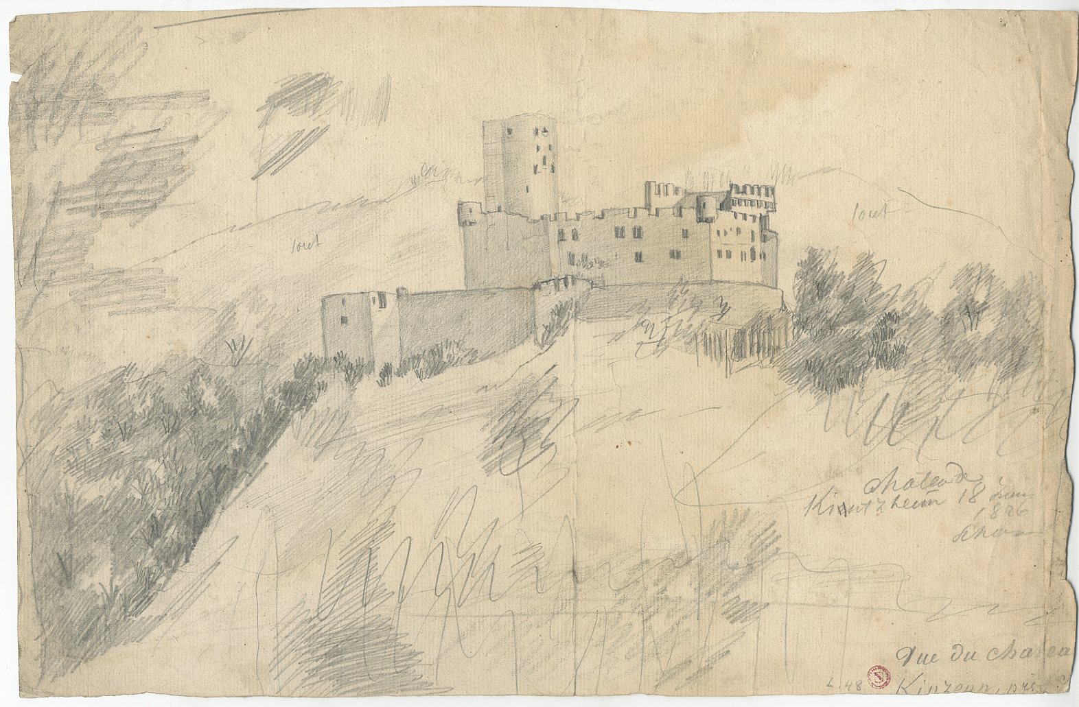 VUE D'ALSACE : CHATEAU DE KIENTZHEIM_0