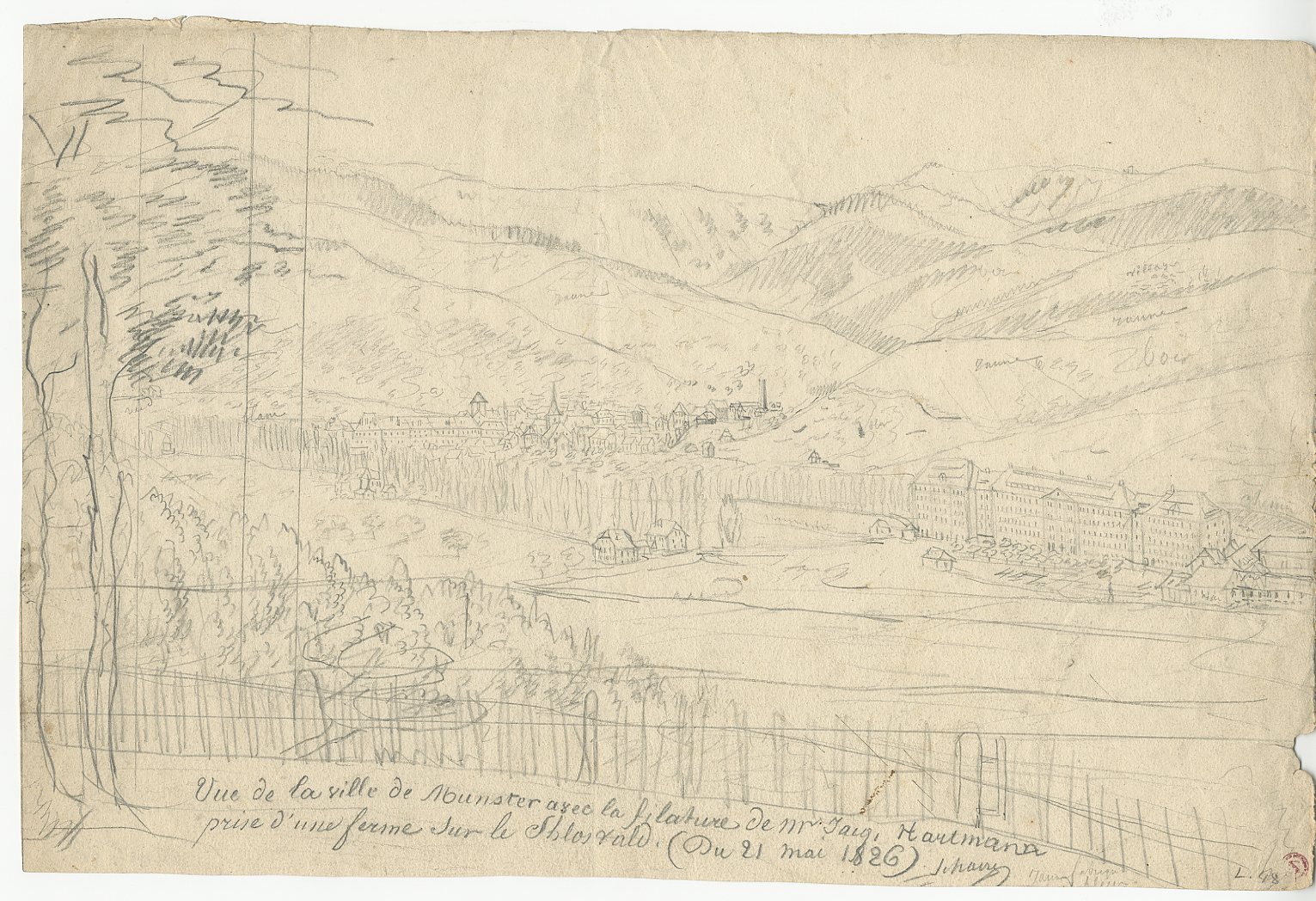 VUE D'ALSACE : MUNSTER_0