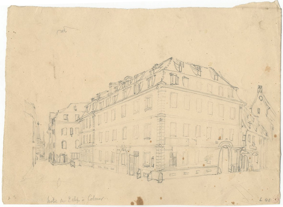 VUE DE COLMAR : HOTEL DES DEUX CLEFS_0