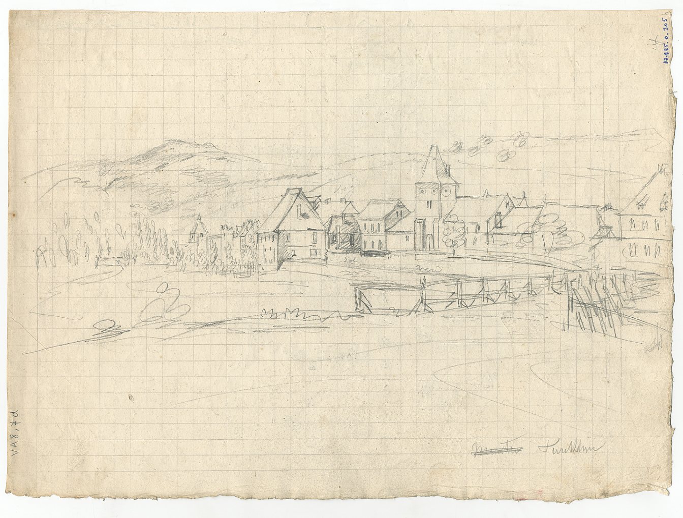 VUES D'ALSACE : TURCKHEIM ; CHAPELLE SAINT PANCRACE DANS LES RUINES DU CHATEAU D'EGUISHEIM_1