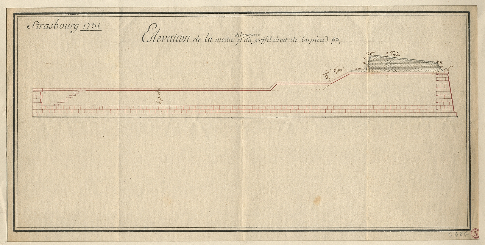 PLAN DES FORTIFICATIONS DE STRASBOURG_0