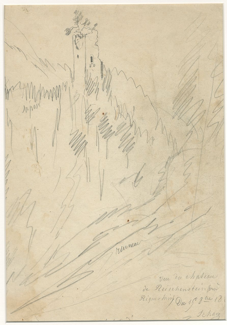 VUE D'ALSACE : CHATEAU DE REISCHENSTEIN_0