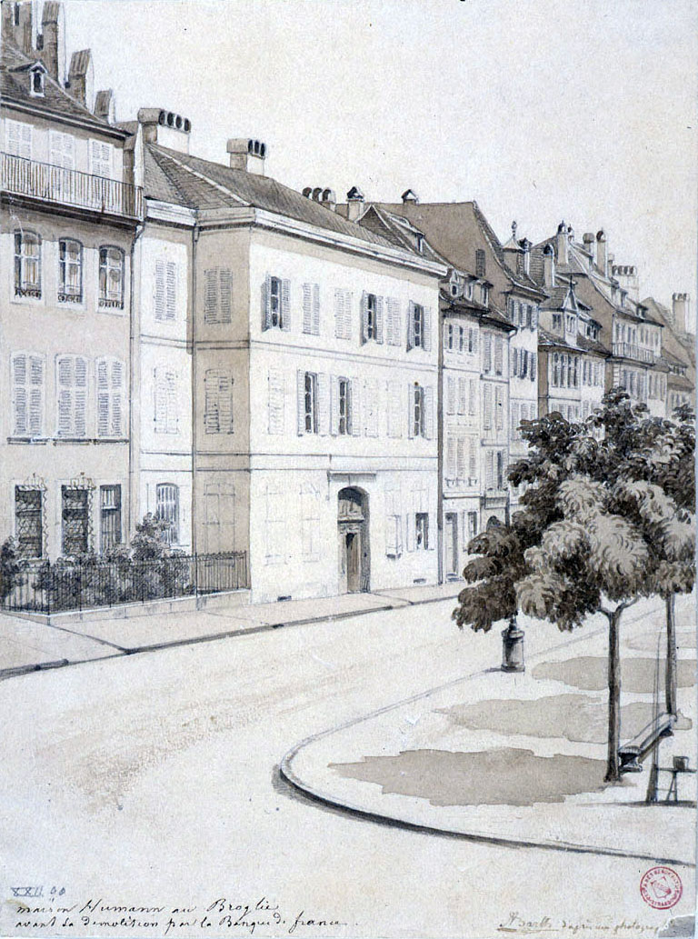 VUE DE STRASBOURG : PLACE BROGLIE, NOS 4 ET 5_0