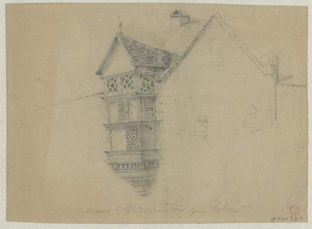VUE D'ALSACE : MAISON DE NIEDERMORSCHWIHR_0