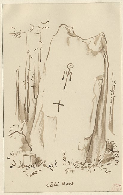 VUE D'ALSACE : SATTELFELS PRES OBERSTEIGEN, Hans Haug, 1950 vers