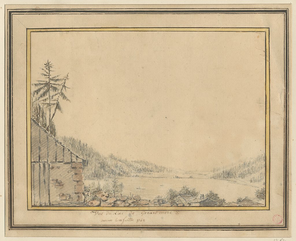 VUE D'ALSACE : LAC DE GERARDMER_0