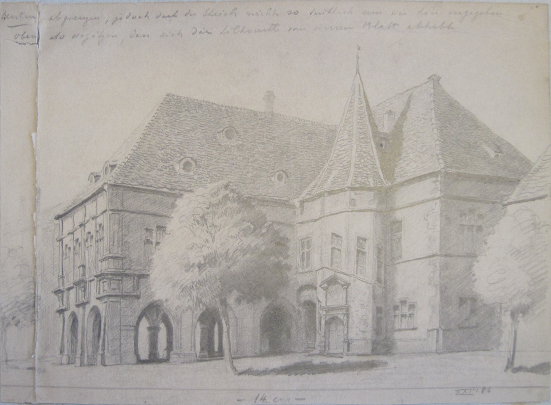 VUE D'ALSACE : HOTEL DE VILLE A ENSISHEIM_0