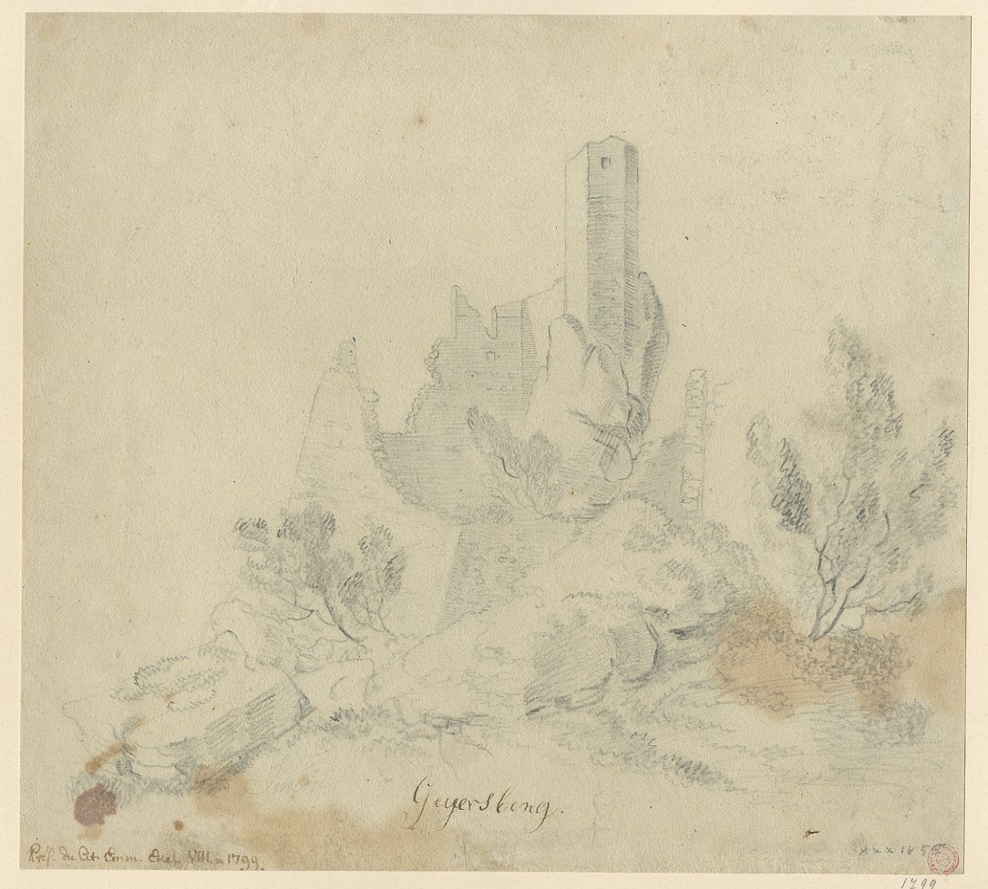 VUE D'ALSACE : CHATEAU DU GEYERSBERG_0