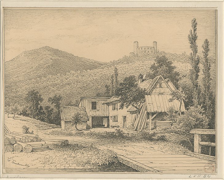 VUE D'ALSACE : ANDLAU, Alfred Touchemolin, 1907 avant